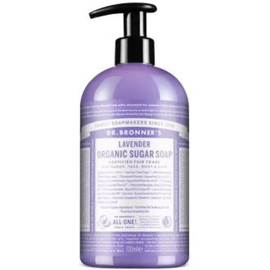 Dr. Bronner´S Jabon De Azucar Lavanda 710Ml.