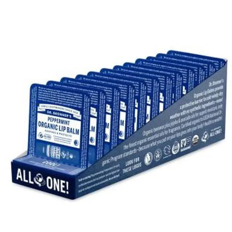 Dr. Bronner´S Pack Lapiz Labial Menta 12Ud. X 4Gr.