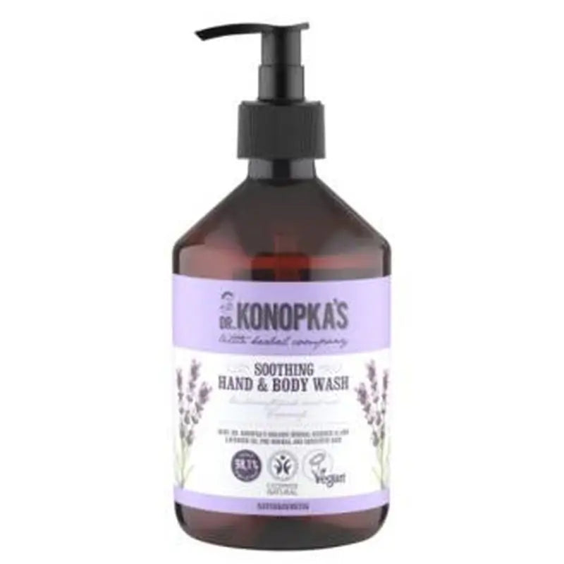 Dr. Konopka´S Jabon De Manos Y Cuerpo Calmante 500Ml. Vegan