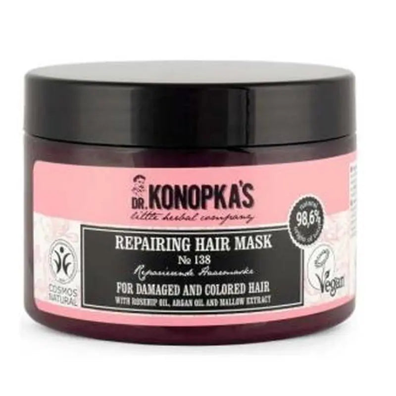 Dr. Konopka´S Mascarilla Reparadora Cabello Dañao Y Teñido 300Ml