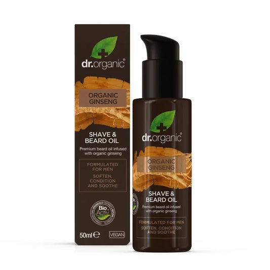 Dr. Organic Organic Ginseng Beard & Shave Oil 50ml.