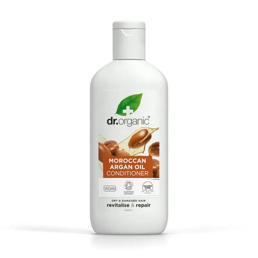 Dr. Organic Argan Oil Conditioner Cabelo seco ou danificado, 265 ml