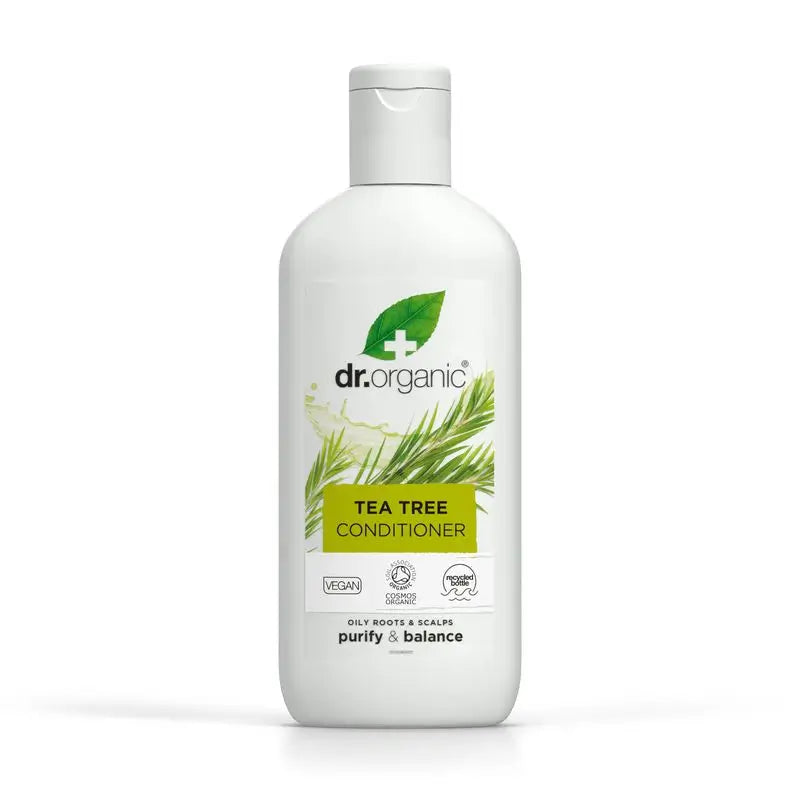 Dr.Organic Tea Tree Condicionador para Cabelo Oleoso ou com Problemas, 265 ml