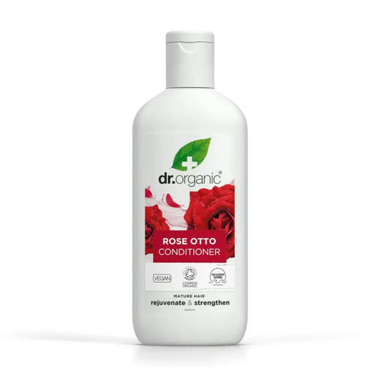 Dr.Organic Rosa Damascena Condicionador Cabelo Maduro, 265 ml