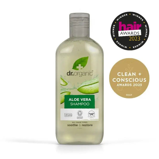 Champô Dr.Organic Aloe Vera Todos os Tipos de Cabelo, 265 ml