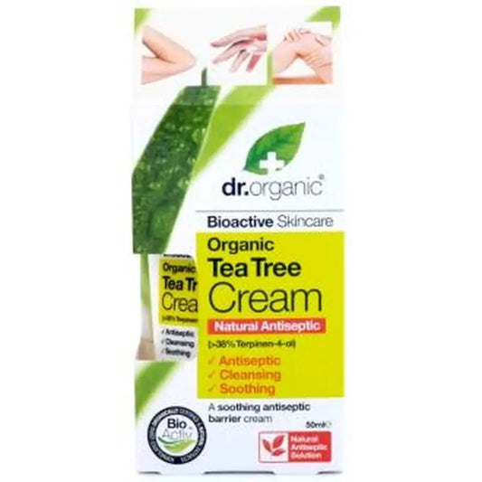 Dr. Organic Crema Antiseptica Arbol Del Te Organico 50Ml.