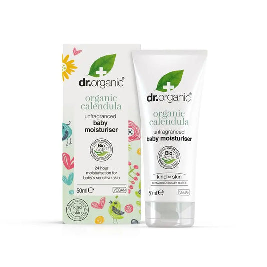 Creme Hidratante para Bebés Dr. Organic Calendula 50ml.