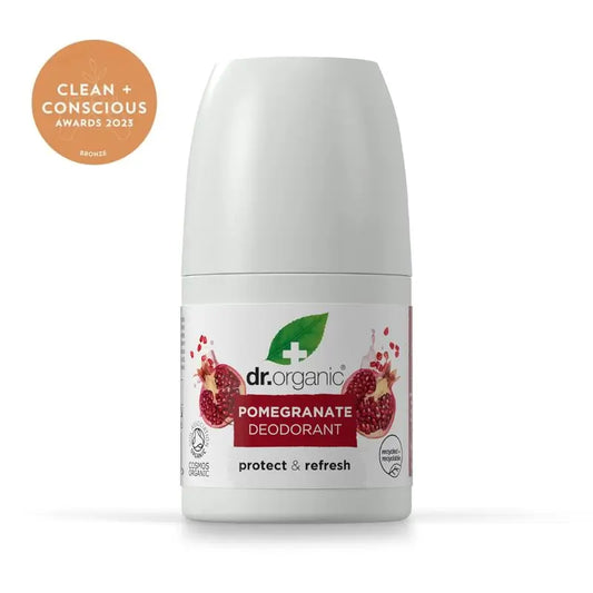 Desodorizante Dr. Organic Pomegranate Pele Normal, 50 ml