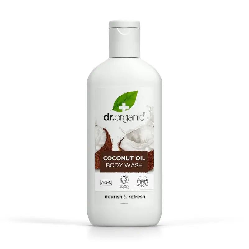 Gel de Duche Óleo de Coco Dr.Organic Pele Seca, 250 ml