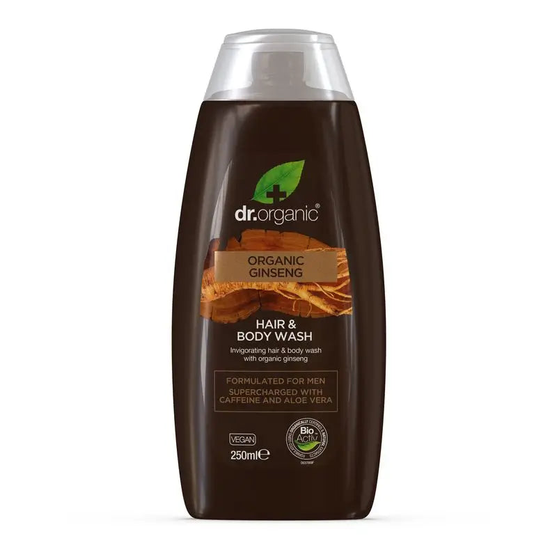 Dr. Organic Organic Ginseng Bath & Hair Gel 250ml.