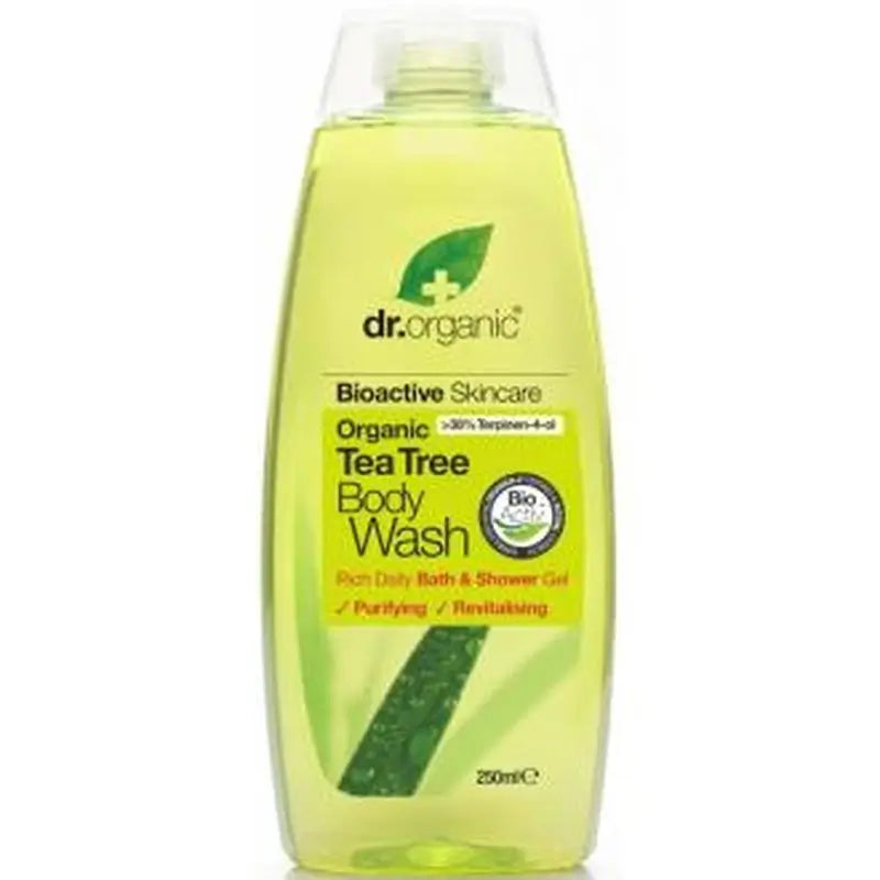 Dr. Organic Gel De Ducha Arbol Del Te Organico 250Ml.