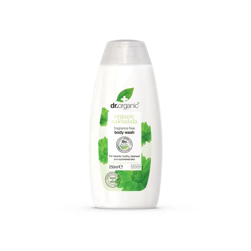 Gel de Duche para Pele Sensível Dr. Organic Calendula 250Ml