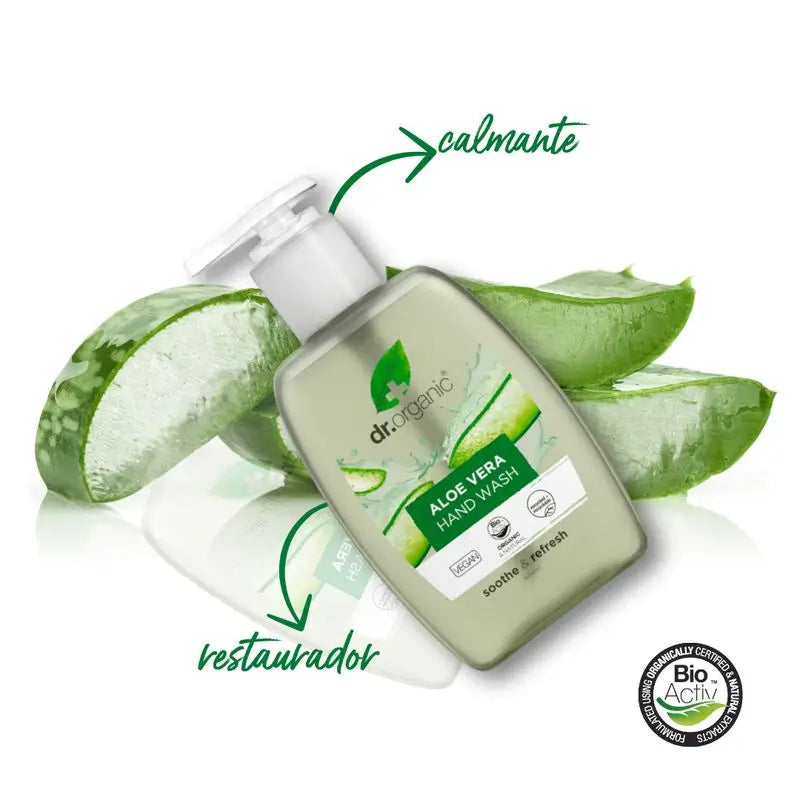 Dr. Organic Aloe Vera Hand Soap All Skin Type, 250 ml