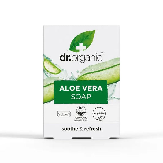 Dr.Organic Aloe Vera Sabonete em barra Todos os tipos de pele, 100 gr