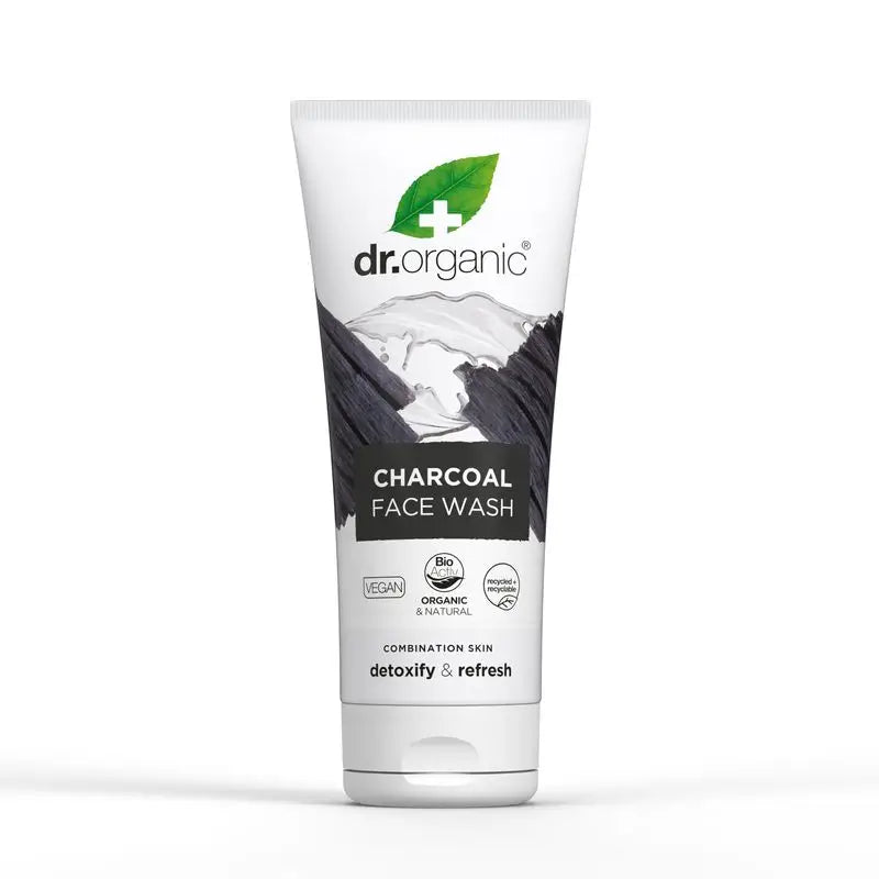 Dr. Organic Activated Charcoal Facial Cleanser Pele Oleosa, 200 ml