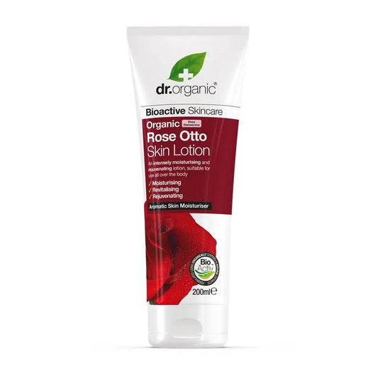 Dr. Organic Damask Rose Loção Corporal 200Ml.