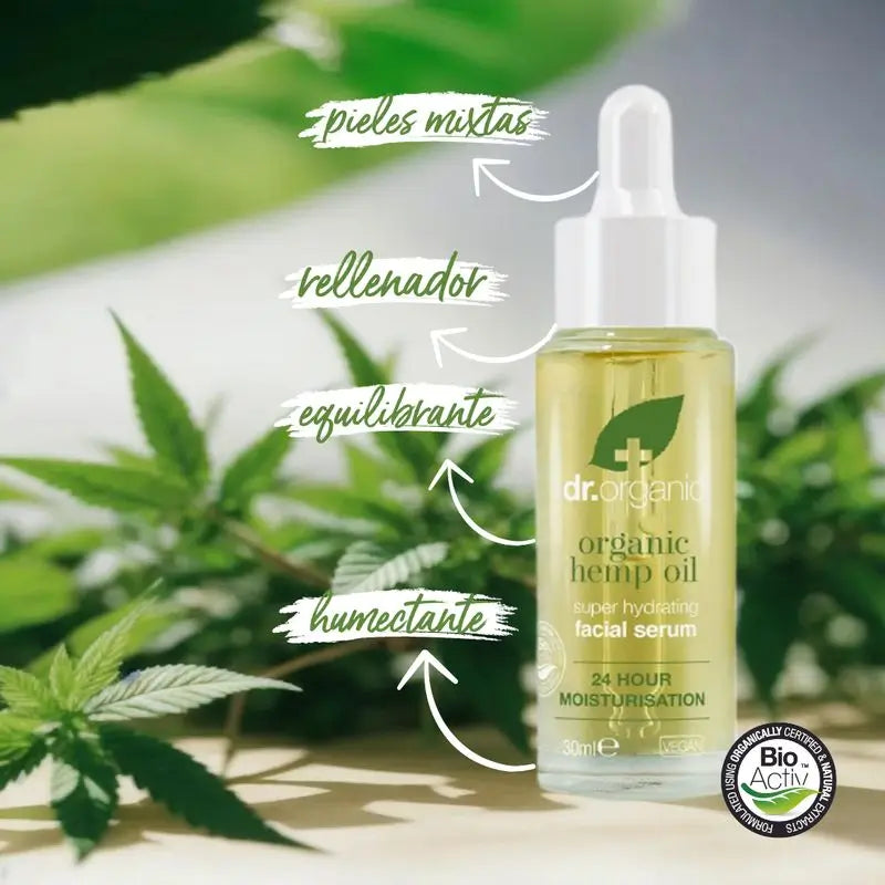 Dr. Organic Hemp Facial Serum 30Ml