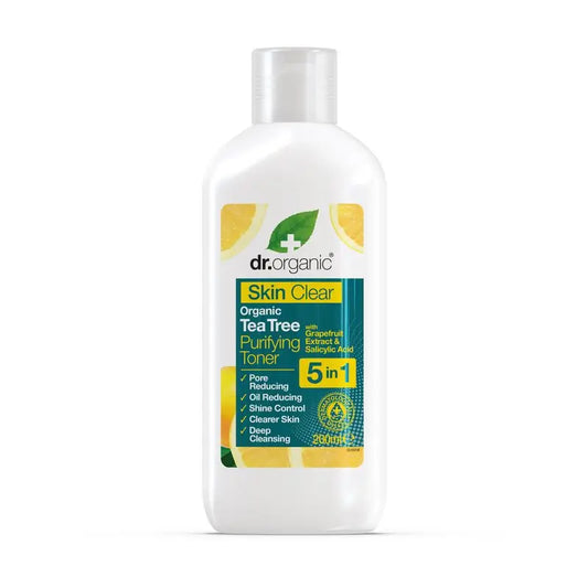 Dr. Organic Skin Clear Tónico Purificante 5 em 1 200Ml.