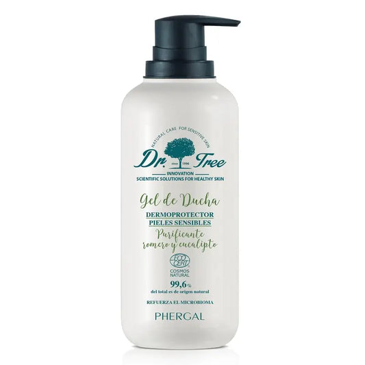 Dr. Tree Natural Rosemary Gel de Duche Purificante Pele Sensível 500Ml