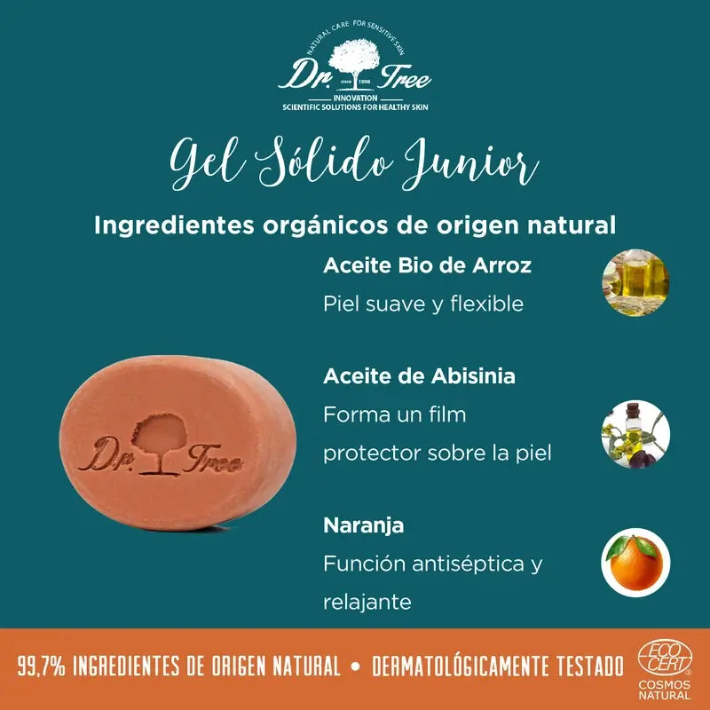 Dr. Tree Natural Junior Gel Sólido Pele Sensível