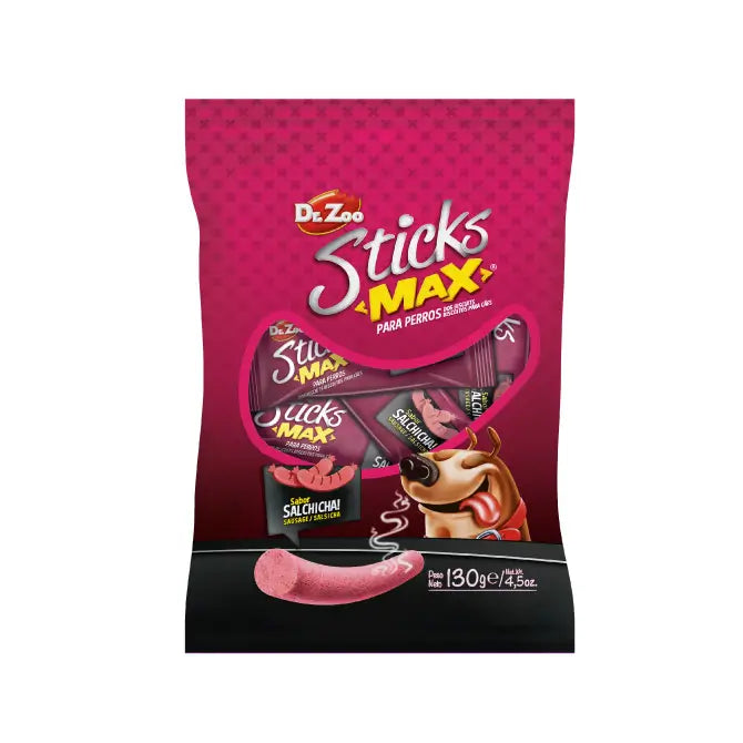 Dr ZOO Perro Mini Sticks Max Salchicha 12X130Gr