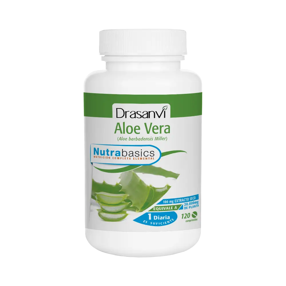 Drasanvi Aloe Vera Bote Nutrabasicos , 120 comprimidos