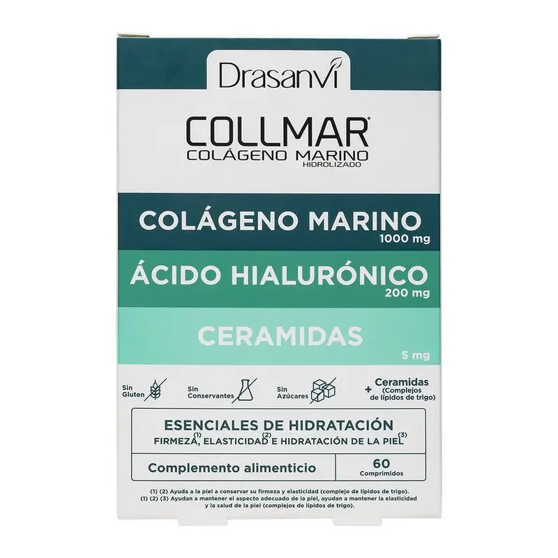 Drasanvi Cabello, Piel Y Uñas Collmar Esenciales Hidratacion, 60 comprimidos