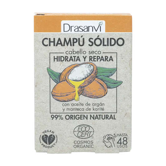 Drasanvi Champu Solido Cabello Seco Ecocert , 80 gr