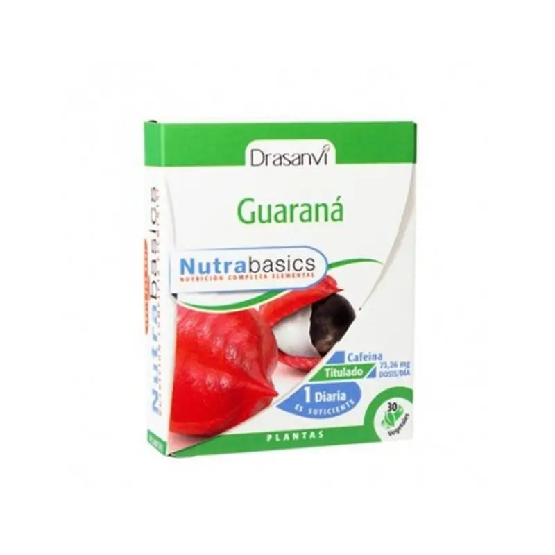 Drasanvi Guarana Nutrabasicos , 30 cápsulas