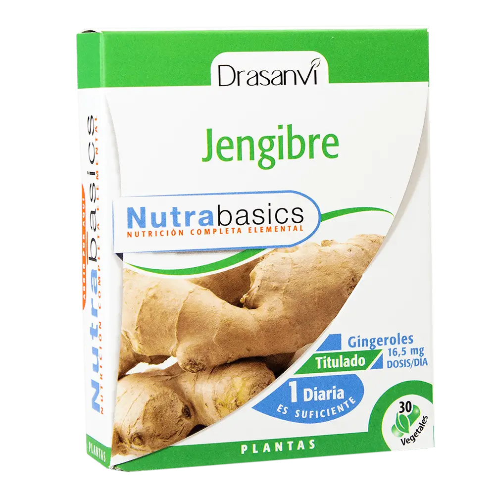 Drasanvi Jengibre Nutrabasicos , 30 cápsulas