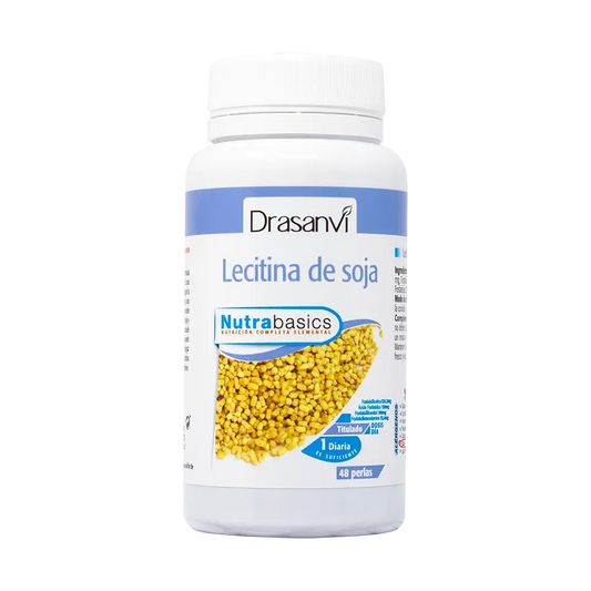 Drasanvi Lecitina Soja 1200Mg Bote Nutrabasicos , 48 perlas