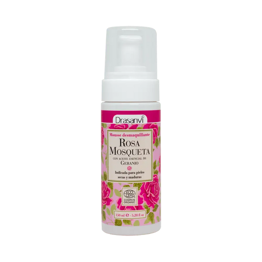 Drasanvi Mousse Desmaquillante Rosa Mosqueta Ecocert Bio , 150 ml