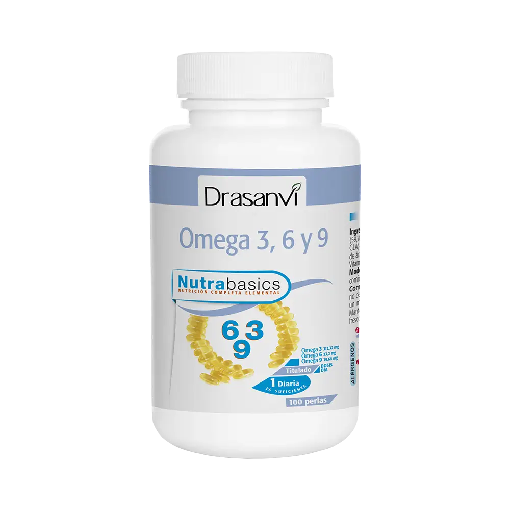 Drasanvi Omega 3-6-9 1000Mg Bote Nutrabasicos , 100 perlas