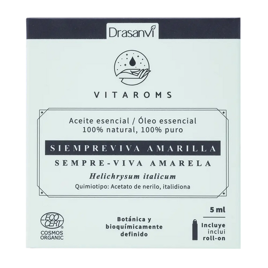 Drasanvi Vitaroms Aceite Esencial Siempreviva Amarilla Ecocert Bio , 5 ml