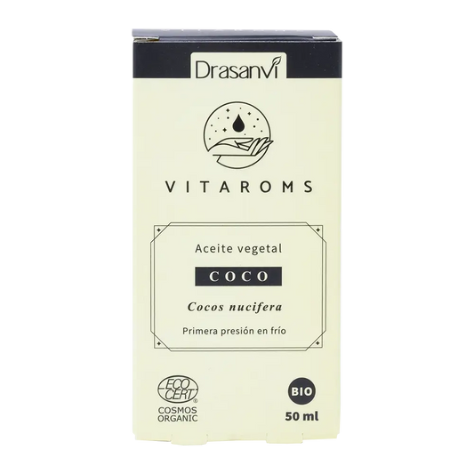 Drasanvi Vitaroms Aceite Vegetal Coco Bio Ecocert , 50 ml