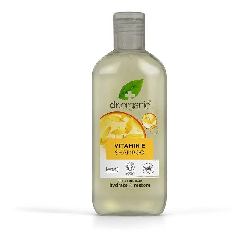 Champô Dr.Organic Vitamin E para Cabelos Finos, 265 ml