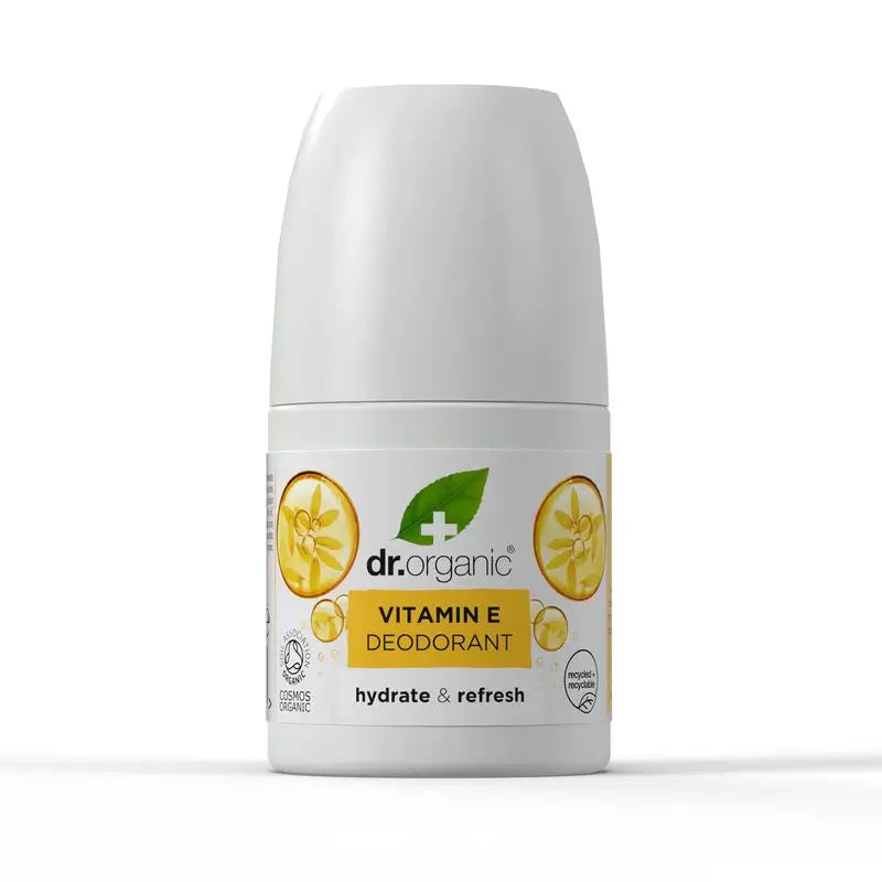 Dr. Organic Vitamin E Desodorizante Pele Seca, 50 ml