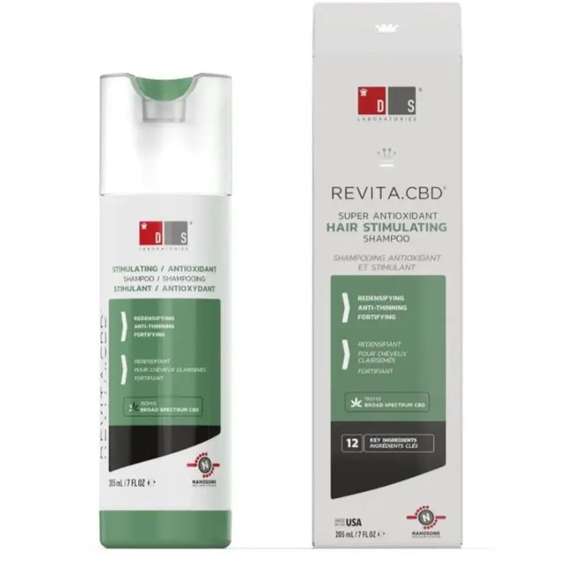 Ds Laboratories Revita Cbd Champô Anti-queda de Cabelo Antioxidante e Estimulante, 205 ml