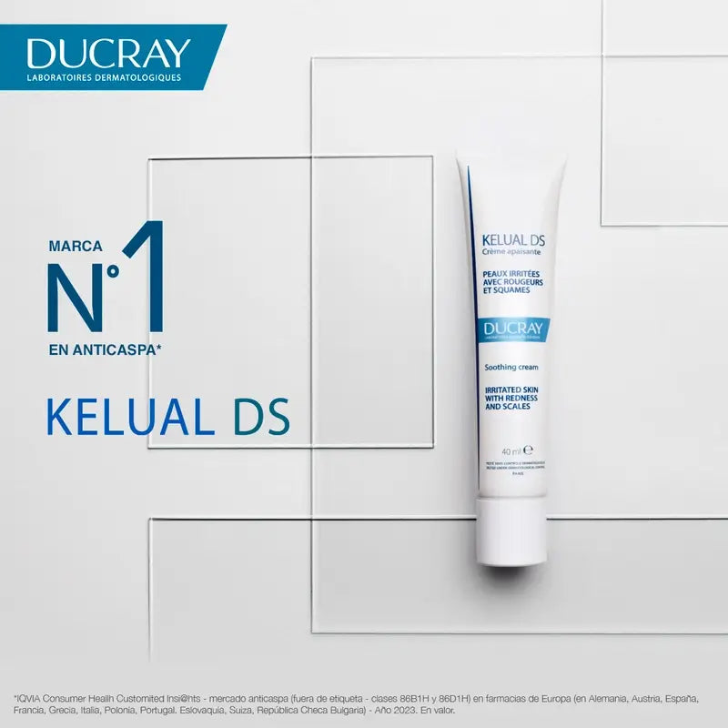 Ducray Kelual Ds Creme Facial Suavizante , 40 ml