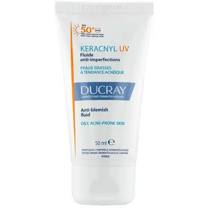 Ducray Keracnyl Uv Fluido Antimperfecciones, 50 ml