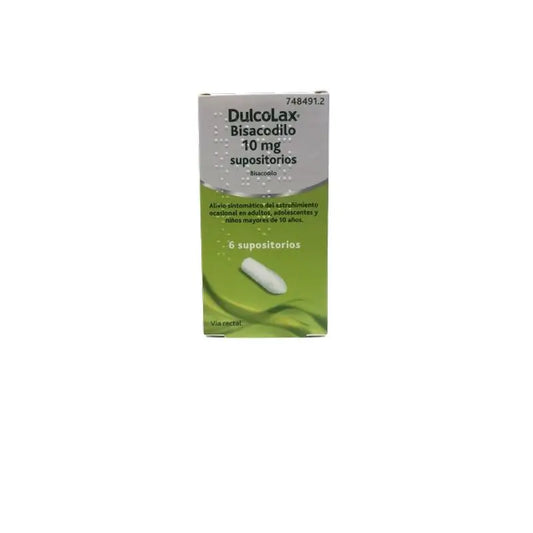 Dulcolax Bisacodyl 6 Supositórios