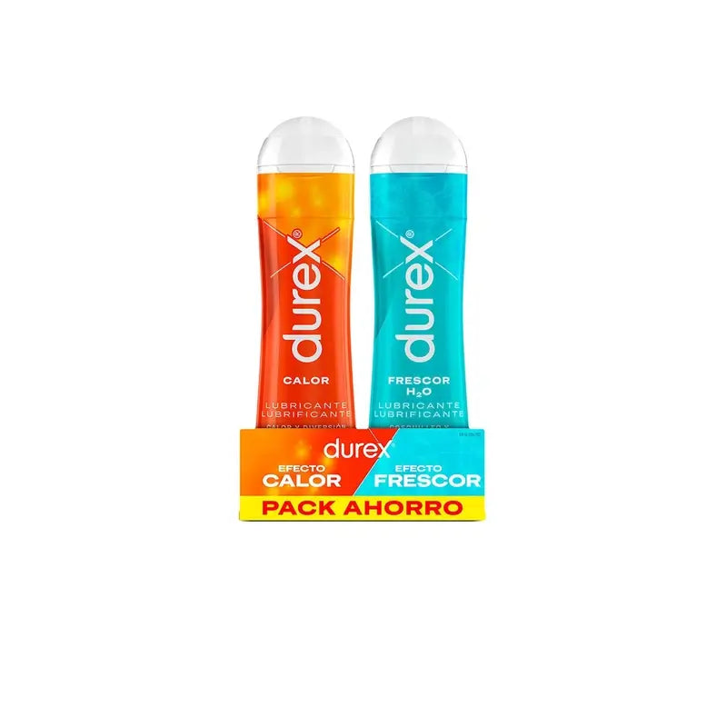 Durex Cool & Warm, Lubrificante Formigueiro e Divertido, 2X50 Ml