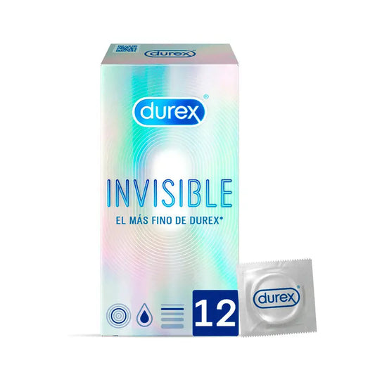 Durex Invisíveis Extra Sensíveis 12 Preservativos