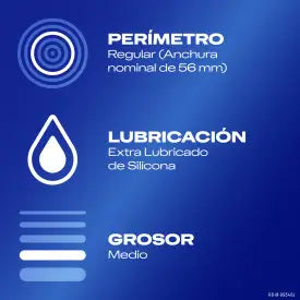 Preservativos Durex Natural, para conforto e segurança, 3 preservativos