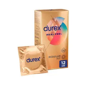 DUREX real feel latex free preservativos 12 unidades