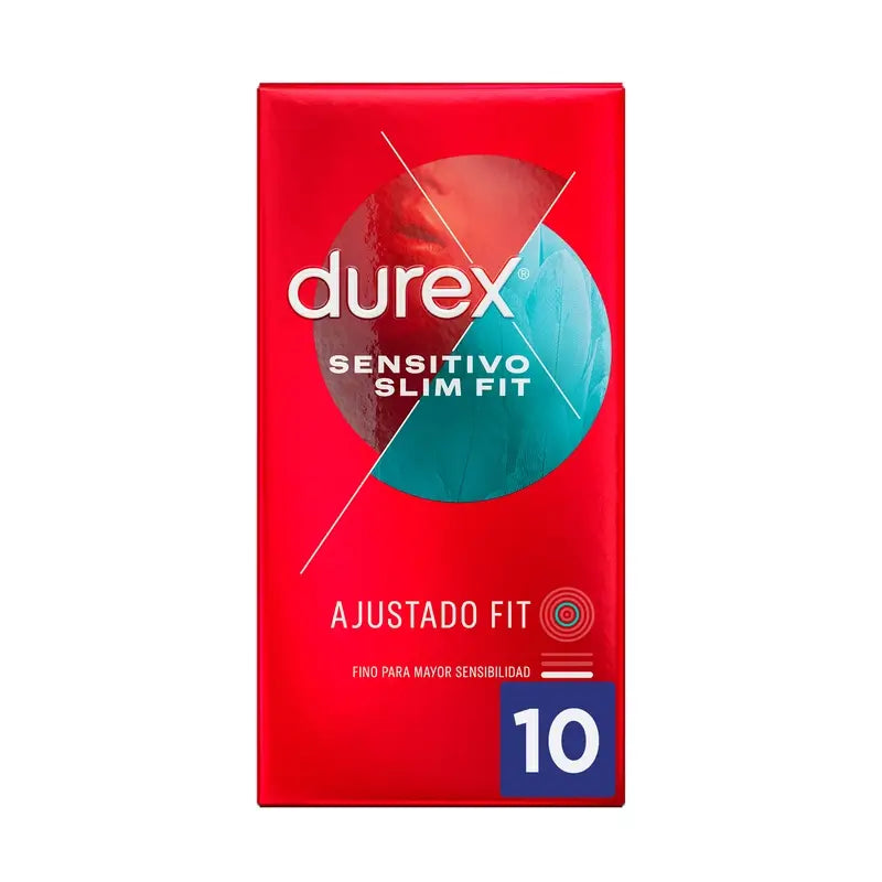 Durex Preservativos Sensitivo Slim Fit - 10 unidades