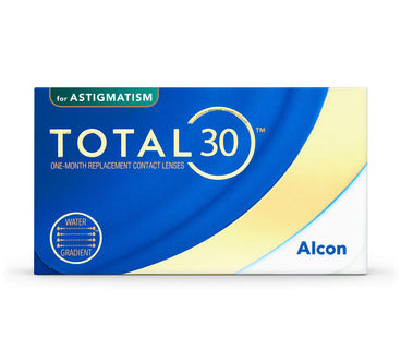 Total 30 Daily Toric Lenses , 3 unidades