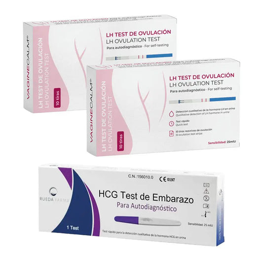 Vaginecalm Pack 2 Lh Test de Ovulación + Hcg Test de Embarazo