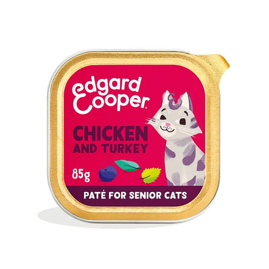 Edgard & Cooper Comida Húmeda Para Gatos Senior 16x85g Pollo De Corral