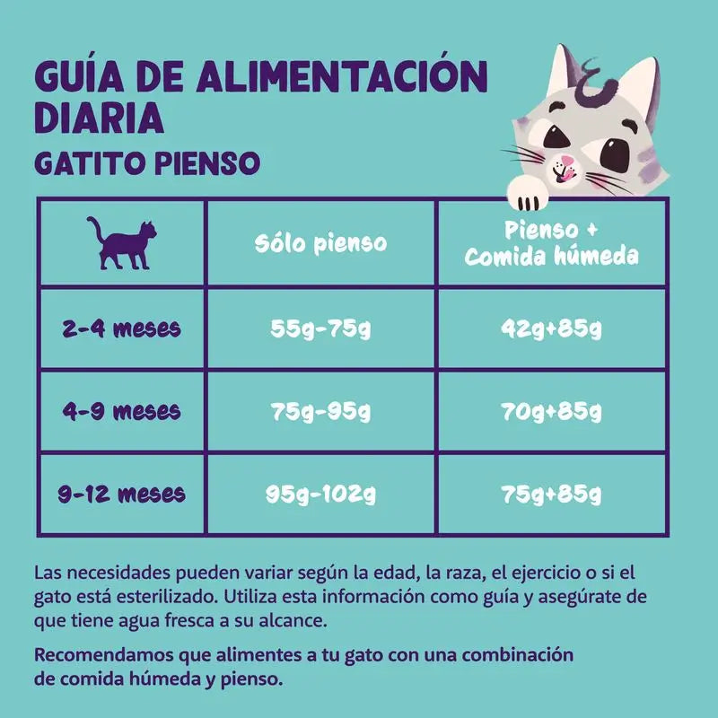 Edgar & Cooper Pienso Para Gatos 325g Kitten Pato Fresco De Corral Y Pollo Fresco De Corral, Arándanos, Rosas Y Rosa Mosqueta